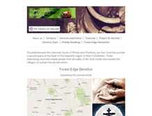 Tablet Screenshot of forestedgebenefice.co.uk